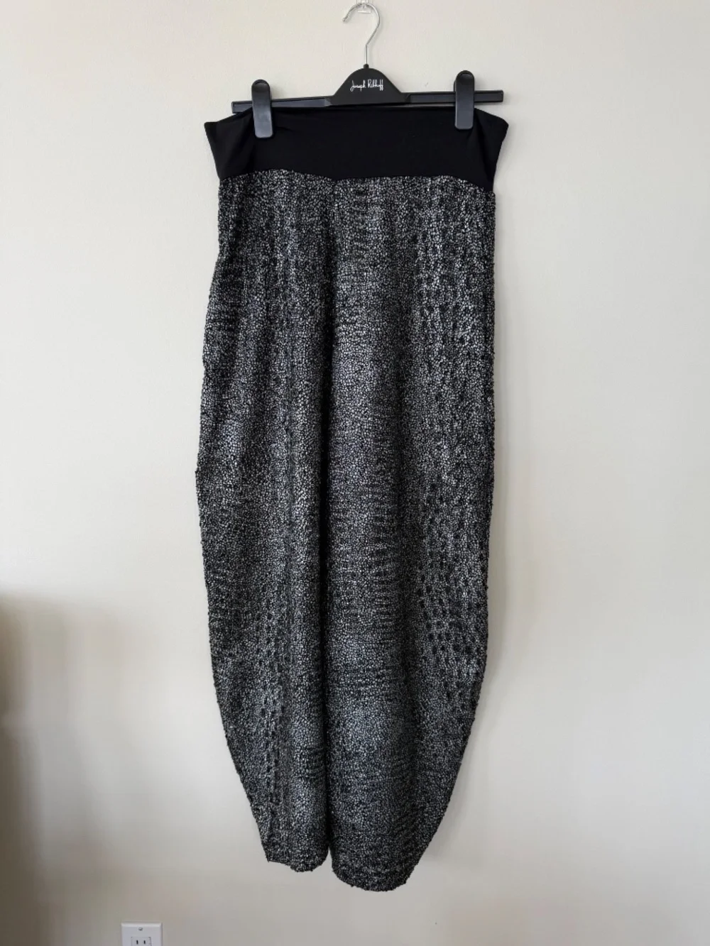 Marianne Greaves Metallic Bubble Lantern Pants Medium NWT - Picture 4 of 8